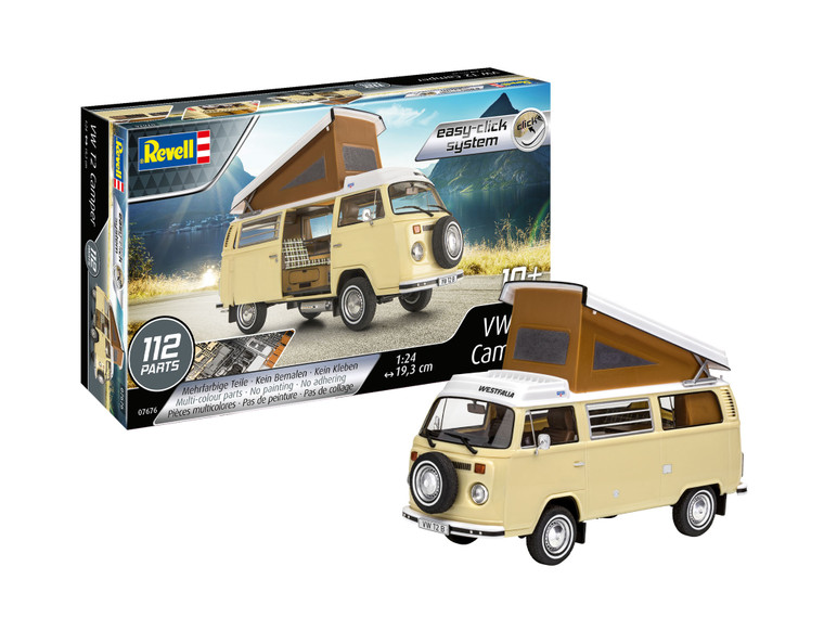 Revell Monogram Germany - VW T2 Camper Van snap 1:24 - 7676