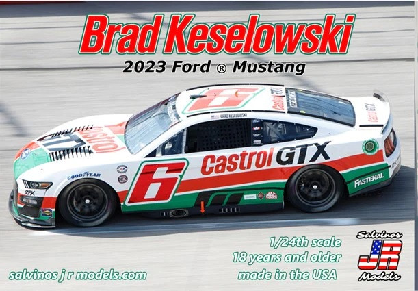 Salvino JR Models - 23 Ford Mustang Keselowski #6 1:24 - 42233