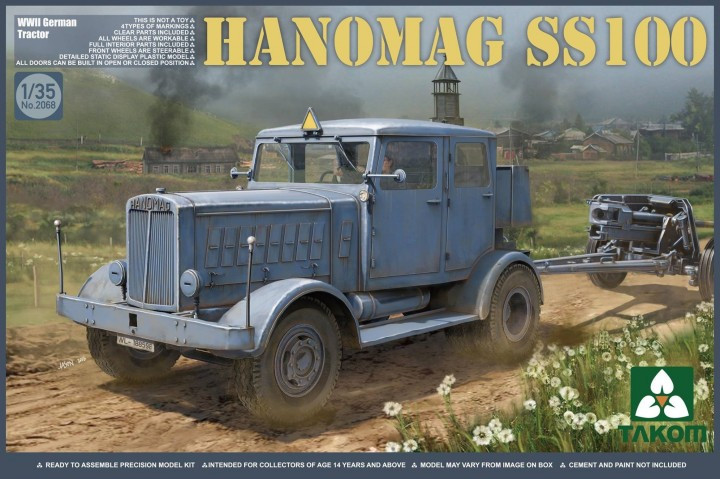 Takom Models - Wwii Ger Tractor Hanomag Ss100 - 2068
