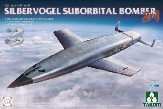 Takom Models - Silbervogel Suborbital Bomber 1:72 - 5017