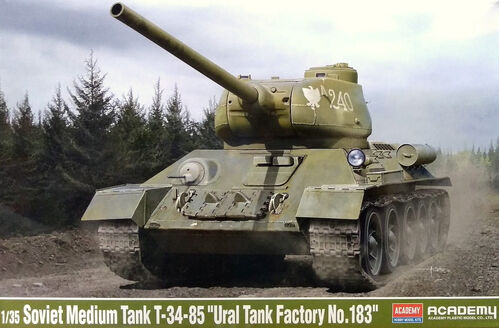Academy Models - Soviet Medium Tank T-34-85 Ural 1:35 - 13554