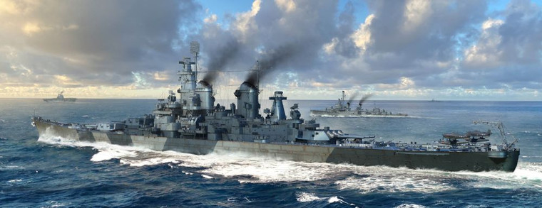 Trumpeter Models - USS Iowa BB61 Battleship 1:700 - 6749