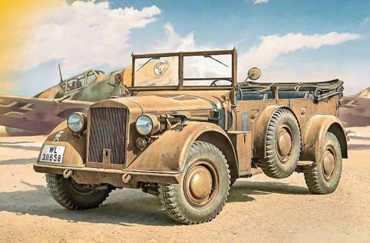 Italeri Model Kits - Kfz.12 Horch 901 Typ 40 Fruhen Ausf 1:35 - 6597