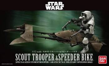Bandai Star Wars - Scout Trooper & Speeder Bike 1:12 - 2439795