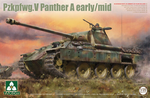 Takom Models - Pzkpfwg.V Panther A Early/Mid 1:35 - 2175