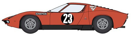 Hasegawa Models - 68 Lamborghini Miura P400 Race Ed. 1:24 - 20567