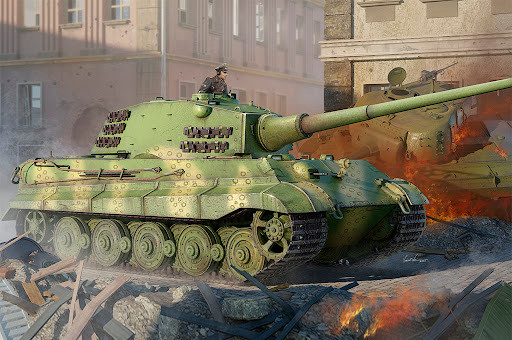 Hobby Boss Models - Pz.Kpfw.VI Sd.Kfz.182 Tiger II 1:35 - 84559