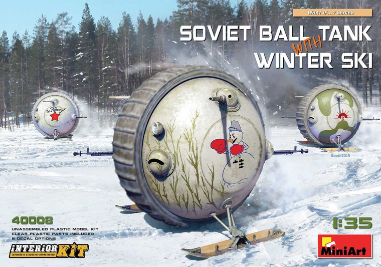 Mini Art Models - Soviet Ball Tank w/skis & int. 1:35 - 40008