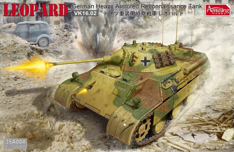 Amusing Hobby Kits - Leopard Heavy Armored Recon VK16.02 1:35 - 35A004