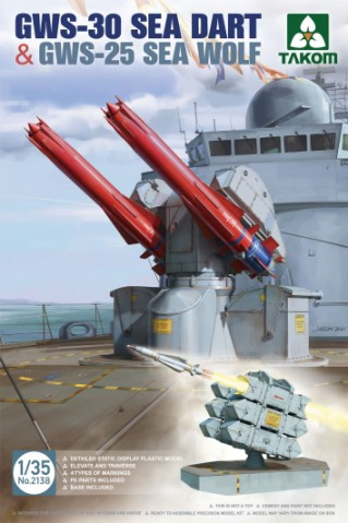 Takom Models - GWS30 Sea Dart & GWS25 Sea Wolf MIS Sys - 2138