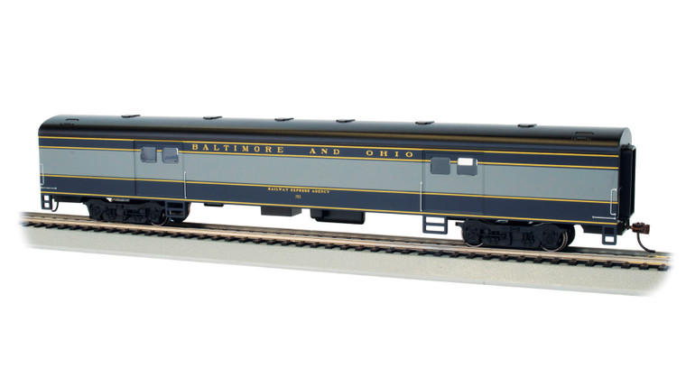 Bachmann - Ho 85'Smooth Side Baggage B&O 761 - 14410