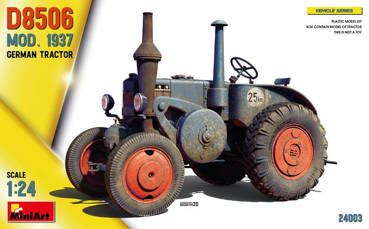 Mini Art Models - German D8506 Mod 1937 Tractor 1:24 - 24003