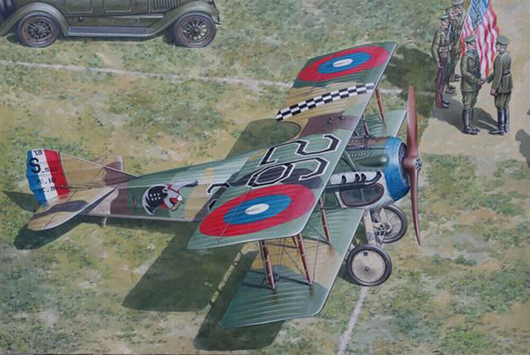 Roden Model Aircrafts - Spad XIIIc1 French WWI Biplane 1:32 - 636