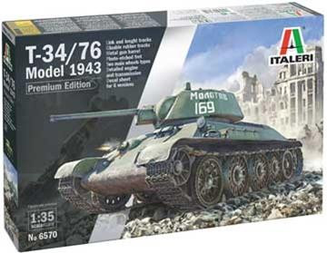 Italeri Model Kits - T-34/76 Model 1943 1:35 - 6570
