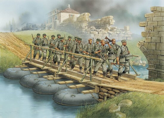 DML Military Kits - GERMAN PONTOON SET PrmEd 1:35 - 6532