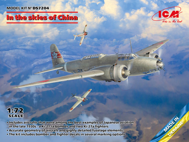 ICM Models - In The Skies of China 3 kits 1:72 - DS7204