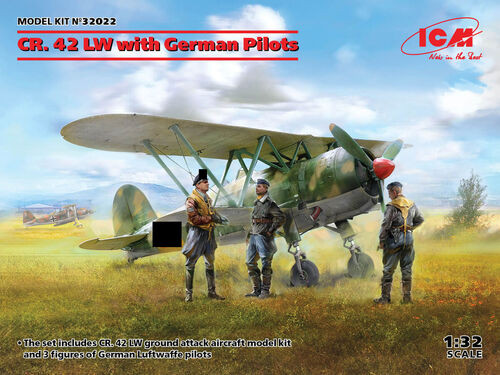 ICM Models - CR.42 LW w/pilots 1:32 - 32022