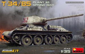 Mini Art Models - T-34/85 Plant 112 1944 w/interior 1:35 - 35294