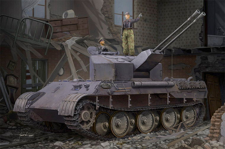 Hobby Boss Models - German Flakpanzer V Ausf.A. 1:35 - 84535
