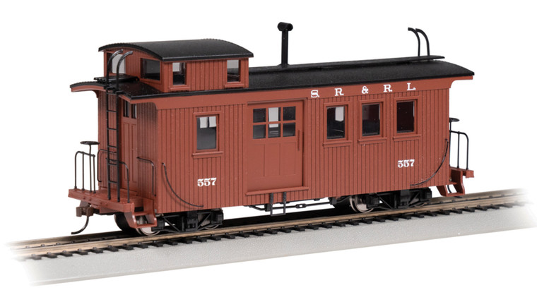 Bachmann - ON30 Wood Side Door Caboose SR&RL #557 - 26701