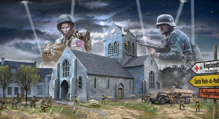 Italeri Model Kits - Battle of Normandy Sainte Mere 1:72 - 6199