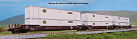 Kato - N Maxi-IV BNSF Old Logo 3 Car Set w/HUB - 1066185