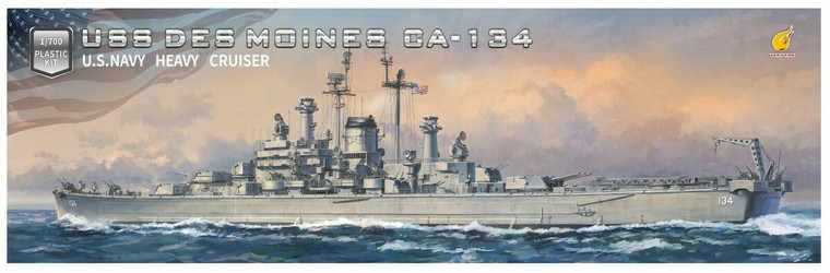 Very Fire Kits - Deluxe USS Des Moines CA-134 1:700 - DX700907