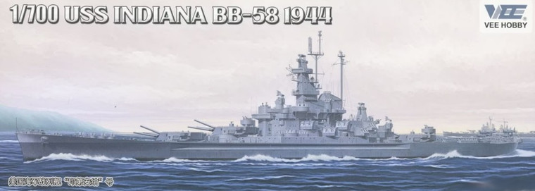 Vee Hobby Model - Deluxe USS Indiana BB-58 1941 1:700 - E57006