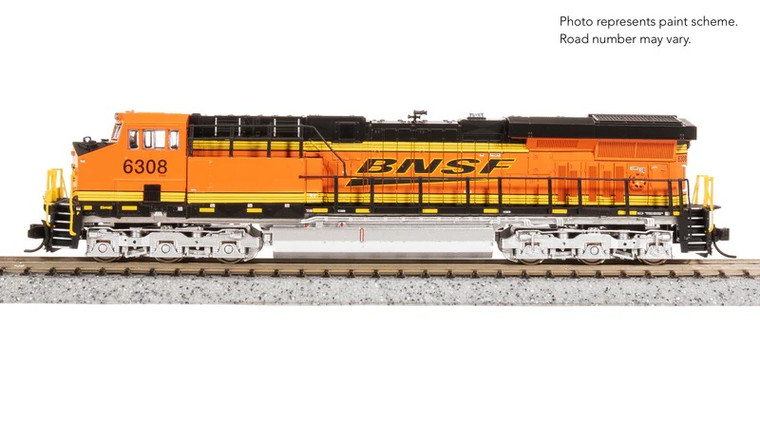 Broadway Limited - N GE ES44AC BNSF Swoosh No/sd 6329 - 8629