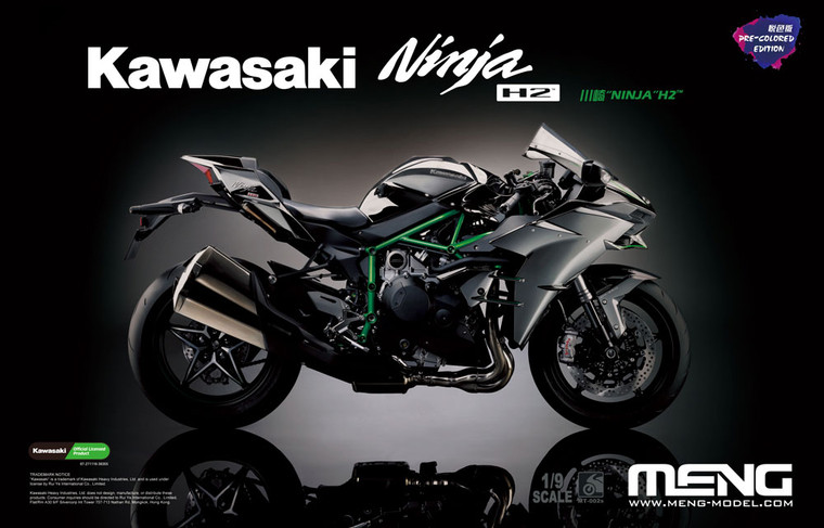 Meng Models - Kawasaki Ninja H2 Pre-Colored - MT002S