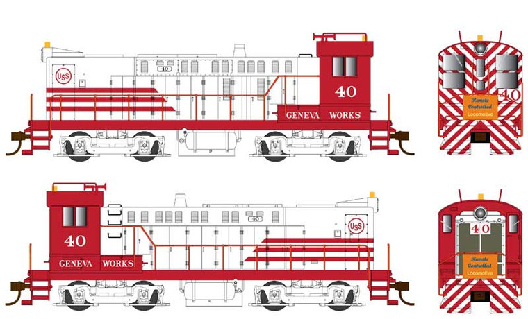 Bowser - Ho Baldwin S-12 GS W/dc 41 - 25480