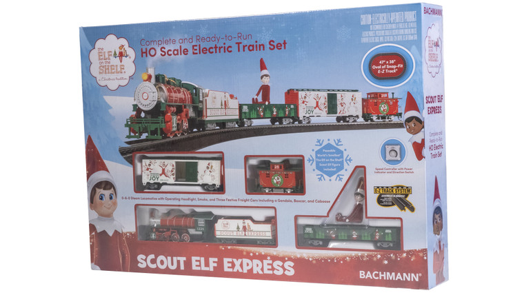 Bachmann - HO Elf on the Shelf Train Set - 779