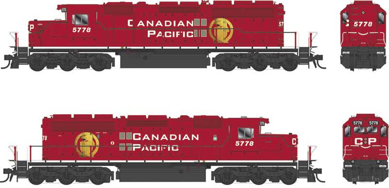 Bowser - Ho GMD SD40-2 CP 5778 - 25317