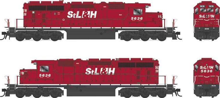 Bowser - Ho GMD SD40-2 StL&HR 5648 - 25342