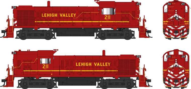 Bowser - Ho ALCo RS-3 LV Late Red 211 - 25247
