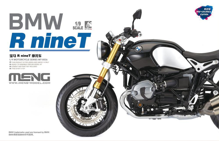 Meng Models - BMW R 9t Option 719 Mars Red/Blue 1:9 - MT003T