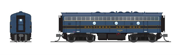 Broadway Limited - N EMD F7B B&O 5456 Para4 W/sd - 7767