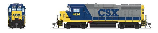 Broadway Limited - HO EMD GP30 no sound CSX #4233 YN2 - 9569