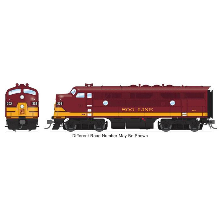 Broadway Limited - HO EMD F3 A P4 SOO #202B - 8176