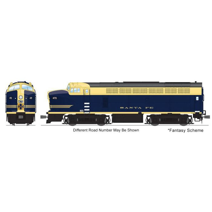 Broadway Limited - HO BF-16 Sharknose A P4 ATSF #470C Fanta - 7699