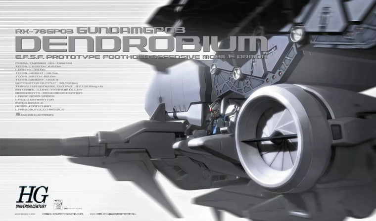 Bandai - Gundam Models - 28 Rx-78 Gundam Gp03 Dendrobium HGUC - 1107985