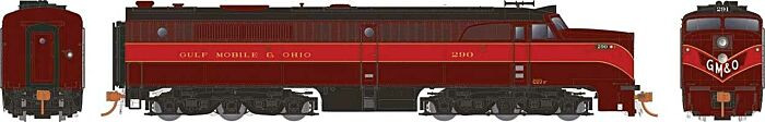 Rapido Trains - HO PA-1 Gulf Mobile & Ohio w/snd #292 - 23551