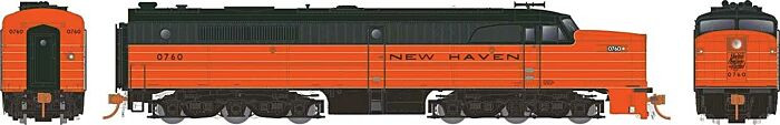 Rapido Trains - HO PA-1 NH Orange w/snd #0762 - 23559