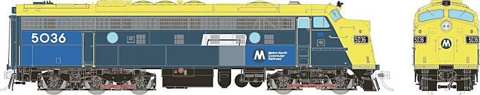 Rapido Trains - Ho EMD FL9 Diesel Metro No 5036 W/sd - 14569