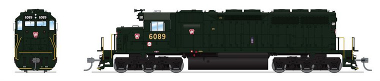 Broadway Limited - Ho EMD SD40 PRR 6100 Para4 W/sd - 7643