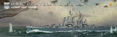 Very Fire Kits - Deluxe USS Cleveland CL-55 Light Cruiser - DX350920