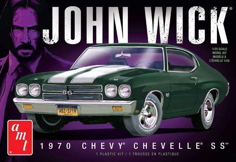 AMT-ERTL Models - 70 Chevy Chevelle John Wick 1:25 - 1453