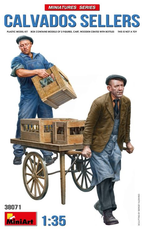 Mini Art Models - Calvados (Brandy) Sellers w/crates 1:35 - 38071