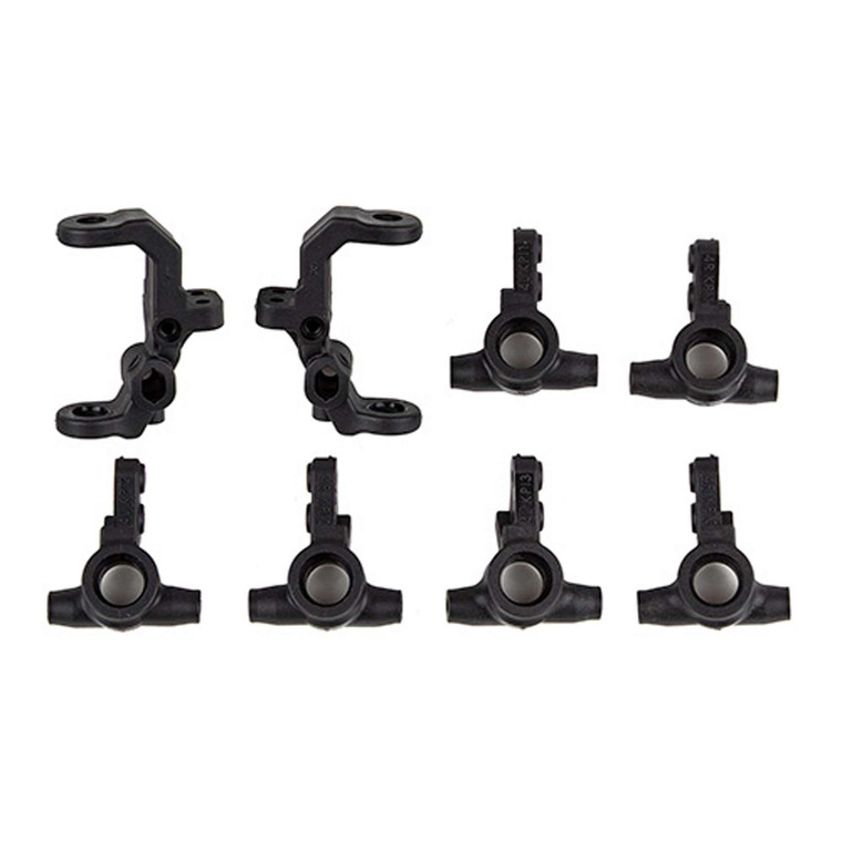 Team Associated - RC10B7 Caster and Steering Blocks - 92414