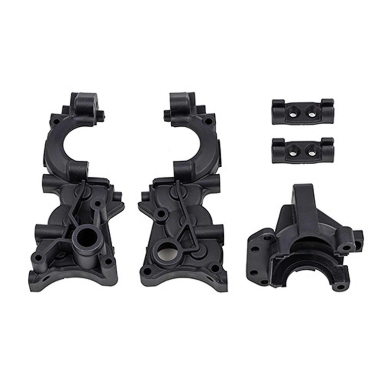 Team Associated - RC10B7 FT Gearbox, carbon - 92406